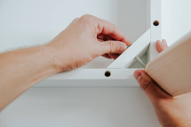 istock Self-assembly of furniture. 1003093590