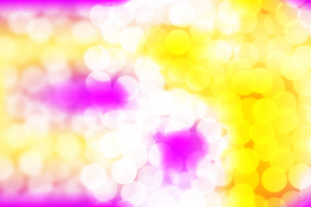 Bright bokeh background. Festive, shiny, defocused illustration.
