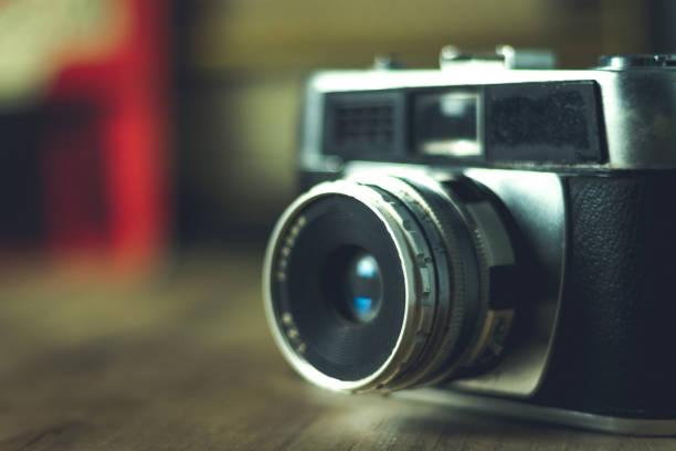 istock retro vintage carama session with different antique accessories 1003112240