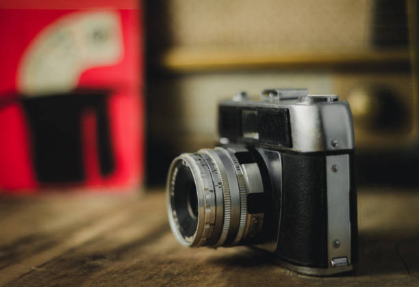 istock retro vintage carama session with different antique accessories 1003118496