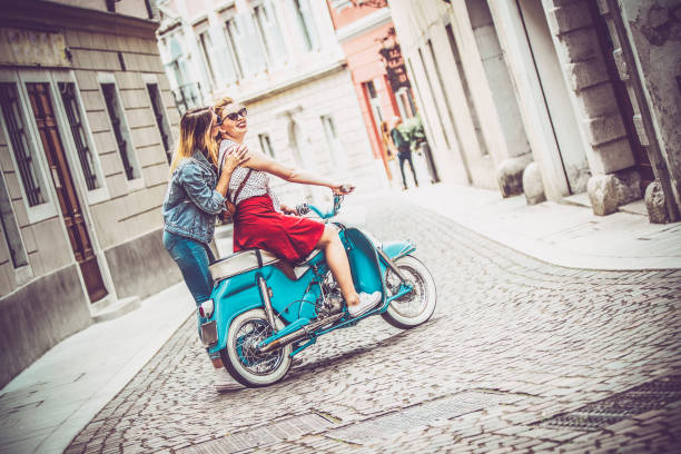 istock Lesbian Couple Exploring an Italian City 1003129612