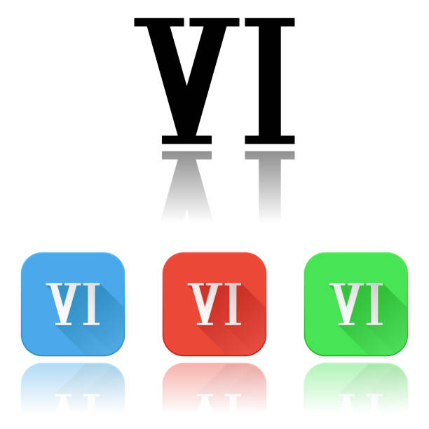 Roman Numeral 6 Stock Photos, Pictures & Royalty-Free Images - iStock