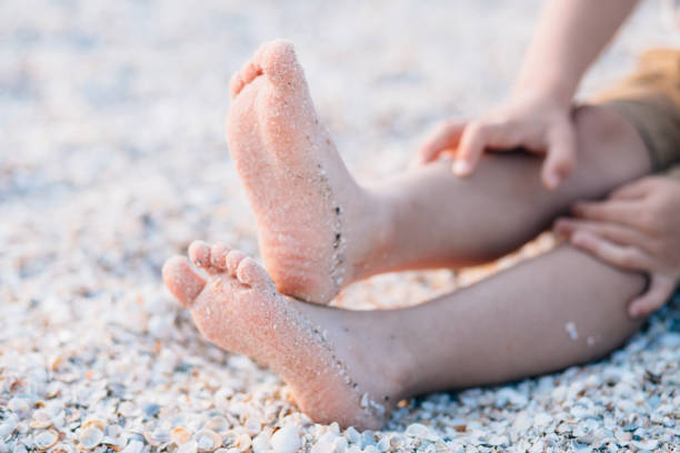 Feet of a child