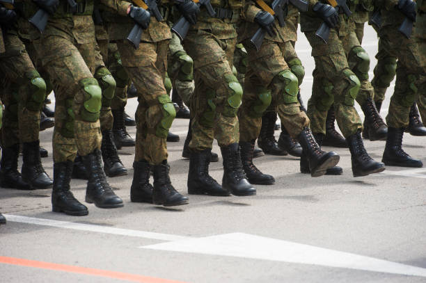istock The parade of soldiers 1003143414