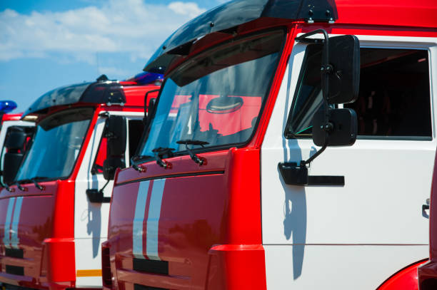 istock Truck firefighter automobiles 1003150036