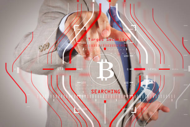 istock Businessman working with new modern computer and Bitcoin cryptocurry virtual diagram as concept. 1003150122
