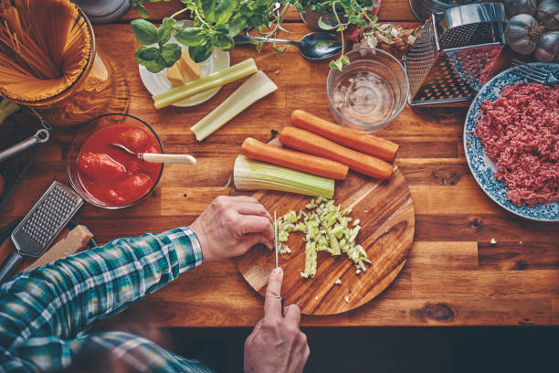 istock Preparing Homemade Spaghetti Bolognese 1003150658
