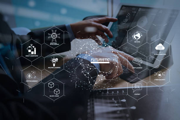 istock Businessman hand working concept. Documents finance graphic chart. Digital tablet keyboard dock screen computer design smart phone using. Eyeglass on marble desk. Sun flare effect 1003159858