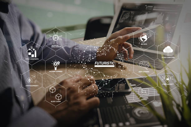 istock Businessman hand working concept. Documents finance graphic chart. Digital tablet keyboard dock screen computer design smart phone using. Eyeglass on marble desk. Sun flare effect 1003166988