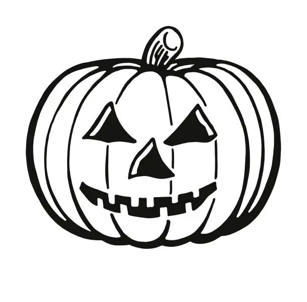 Vector illustration of Jack O Lantern