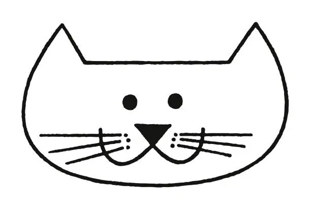 Vector illustration of Cat Face