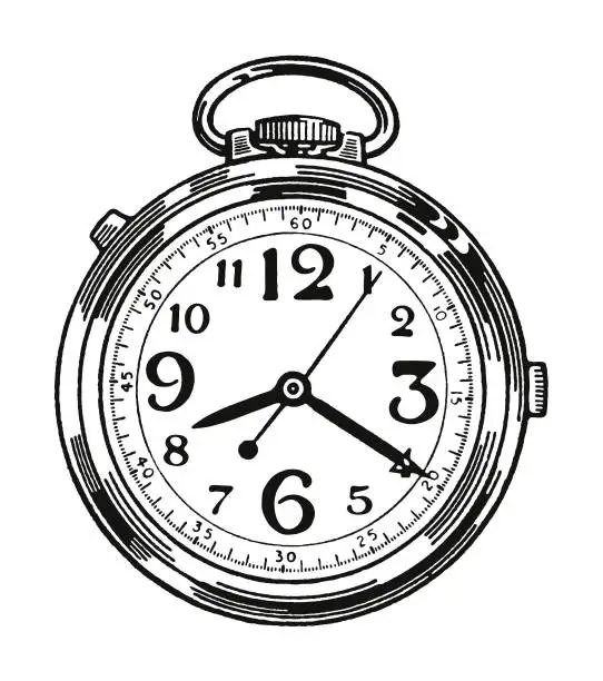Vector illustration of Stopwatch