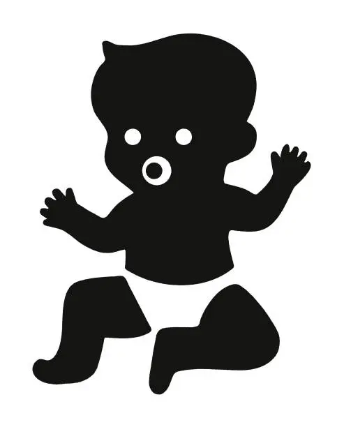 Vector illustration of Baby
