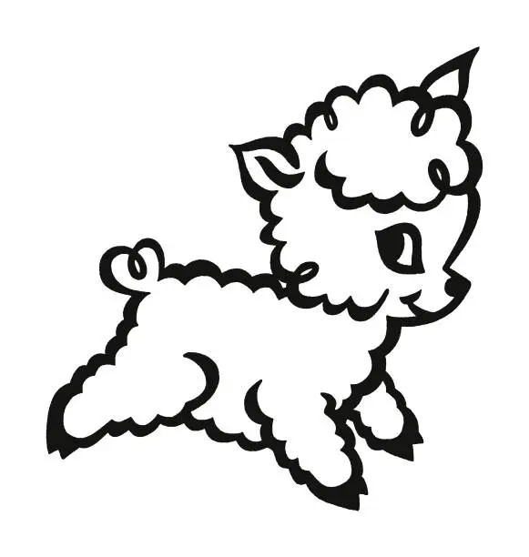 Vector illustration of Lamb