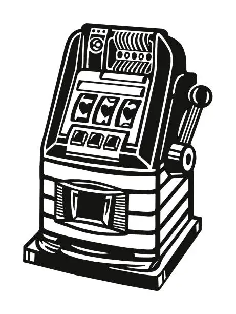 Vector illustration of Slot Machine