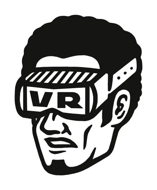 Vector illustration of Virtual Reality Goggles