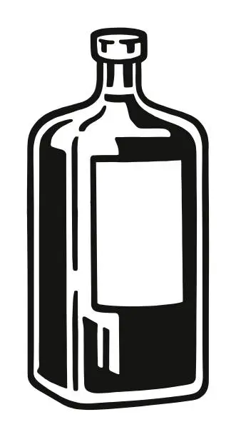 Vector illustration of Bottle