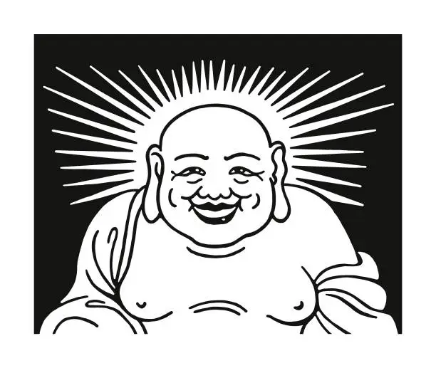 Vector illustration of Buddhist