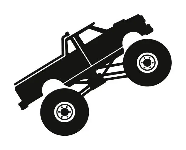 Vector illustration of Monster Truck