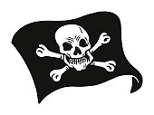 istock Skull and Crossbones Flag 1003195748