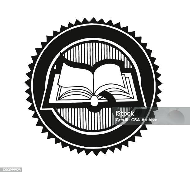 Open Book Stock Illustration - Download Image Now - Logo, Book, Education
