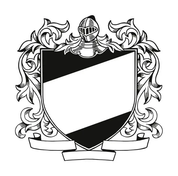 Vector illustration of Coat of Arms