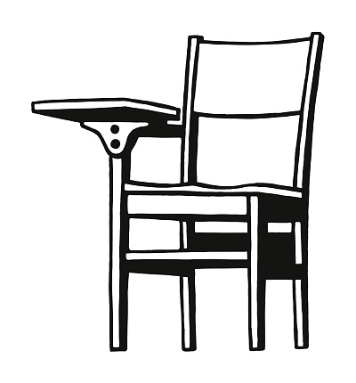 Chair with Desk Arm