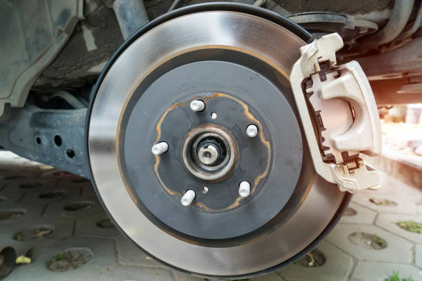 istock Repair and check disc brake pad before prepare 1003203114