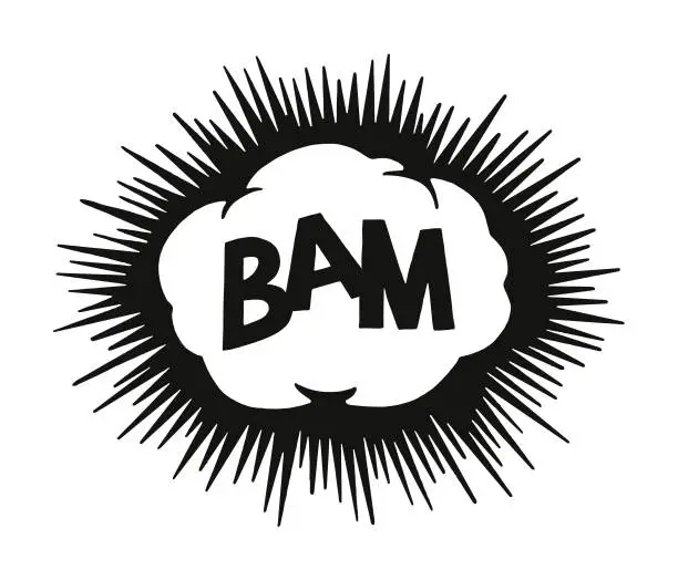 Vector illustration of Bam Explosion