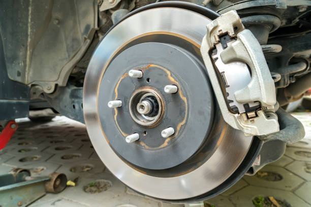 istock Repair and check disc brake pad before prepare 1003203404