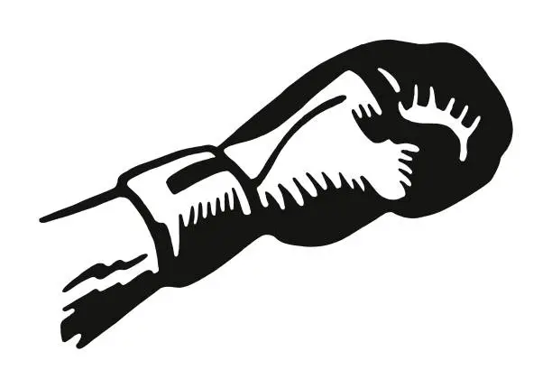 Vector illustration of Boxing Glove