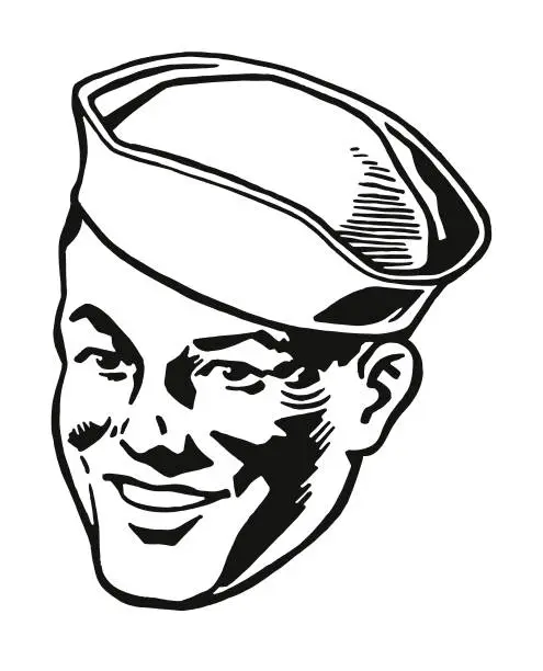 Vector illustration of Young Sailor