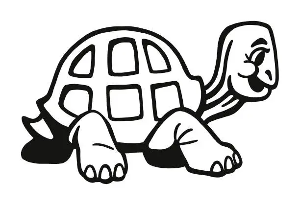 Vector illustration of Turtle