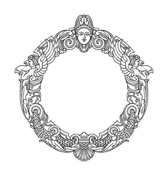 Vector illustration of Ornate Frame