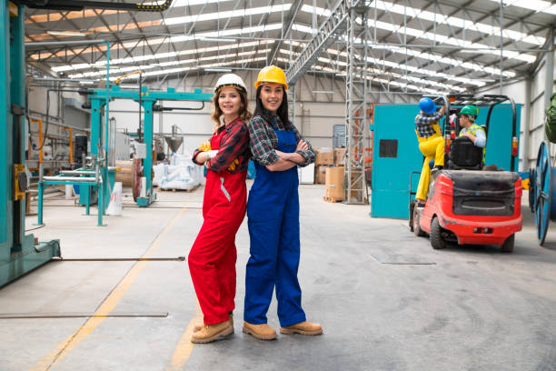 istock Female workers in the factory 1003218408