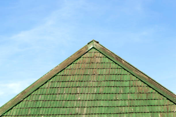istock traditional wooden roof 1003263286