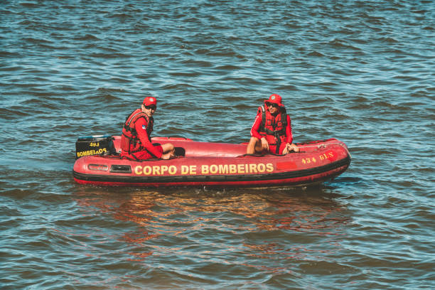 RECIFE, PERNAMBUCO, BRAZIL - JULY 16: Fire Department Search and Rescue.