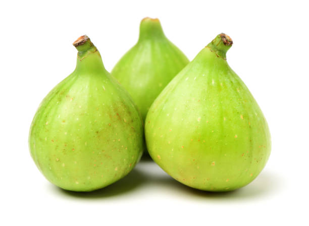 istock Bisected and whole fig fruit isolated on white 1003266384