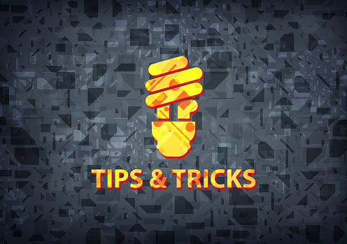 Tricks Background Tips And Tricks Black Background Stock Illustration - Download Image ...