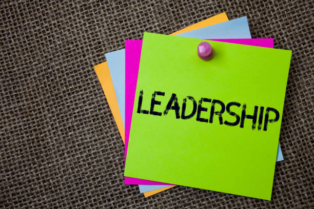 istock Handwriting text writing Leadership. Concept meaning Ability Activity involving leading a group of people or company Sticky cards board pinned muliple colours remember idea jute background. 1003272368