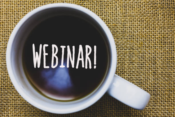 istock Handwriting text writing Webinar Motivational Call. Concept meaning Internet distance learning web elearning Mug coffee thoughts ideas creative inspirations nice mat black shadow. 1003278566
