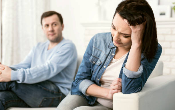 istock Unhappy nice woman crying 1003294628