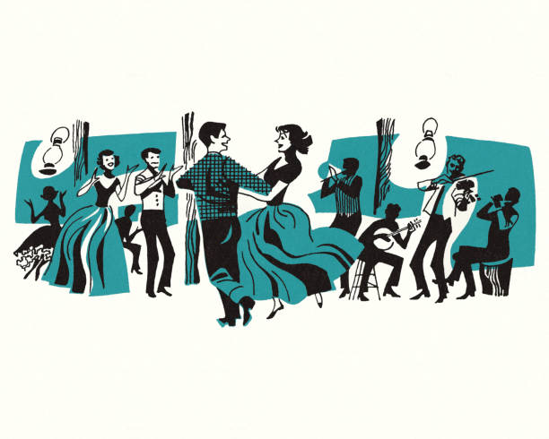 Ballroom Dance Ballroom Dance ballroom stock illustrations