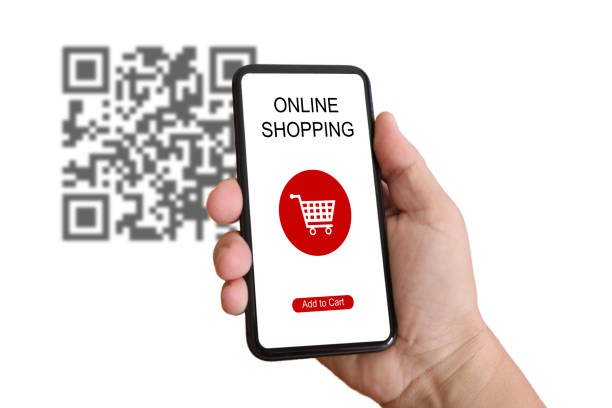 istock E-commerce online shopping cart QR code scanning mobile phone 1003318698