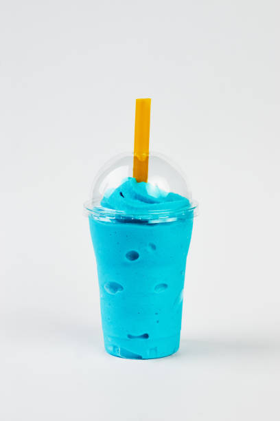istock Blue berry smoothie isolated on a white background 1003322782