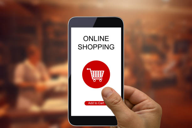 istock E-commerce internet shopping cart mobile phone app supermarket 1003328600