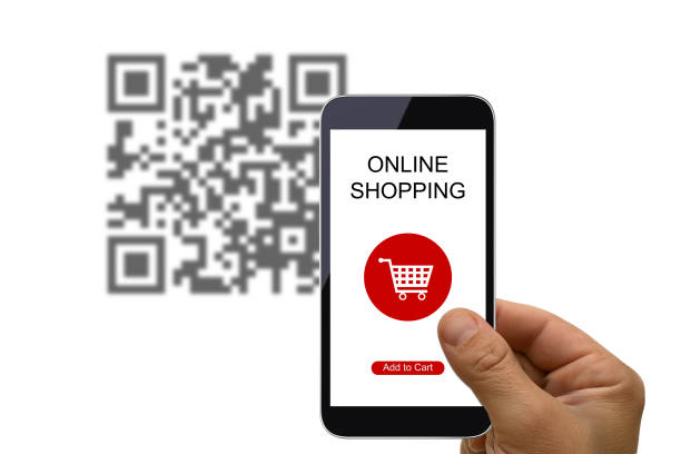istock E-commerce online shopping cart QR code scanning mobile phone 1003328760