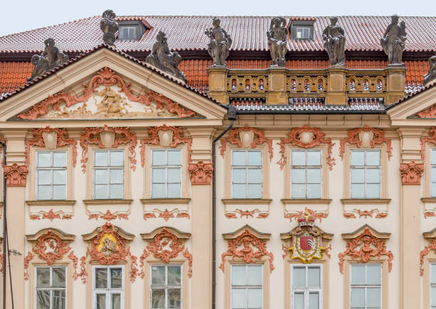 istock house facade in Prague 1003331958