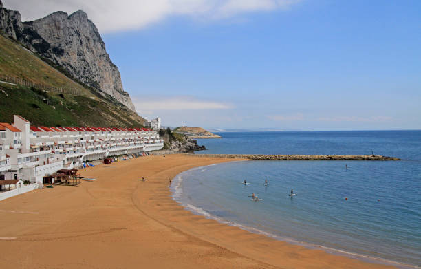 istock coastline in the city Gibraltar 1003339592