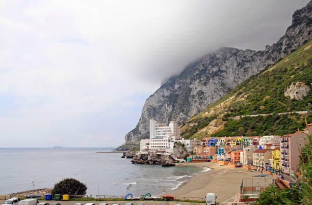 istock coastline of british territory Gibraltar 1003339764